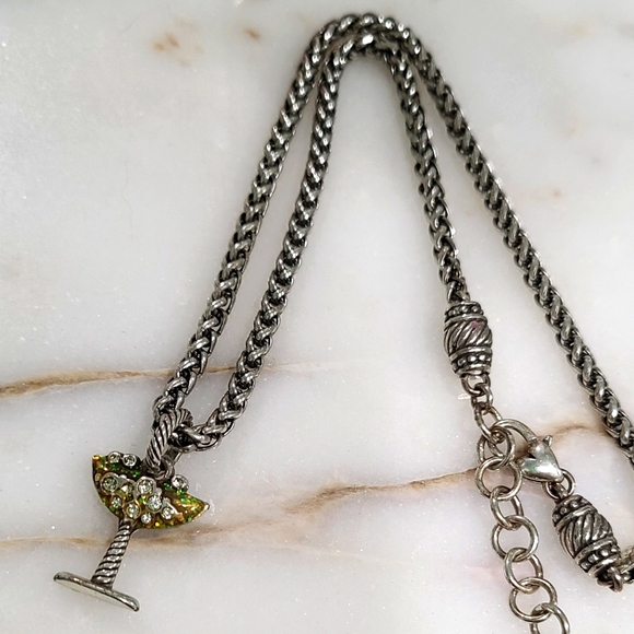 Brighton Wine Charm Necklace - Picture 3 of 8